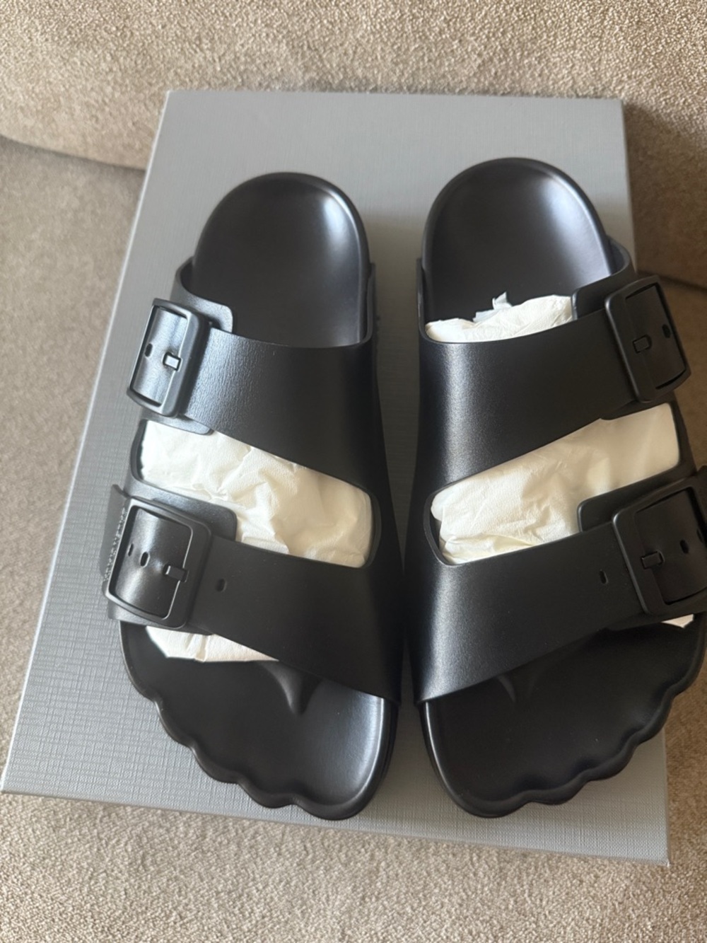 Balenciaga Black Sunday Calfskin Slide - Picture 5 of 7